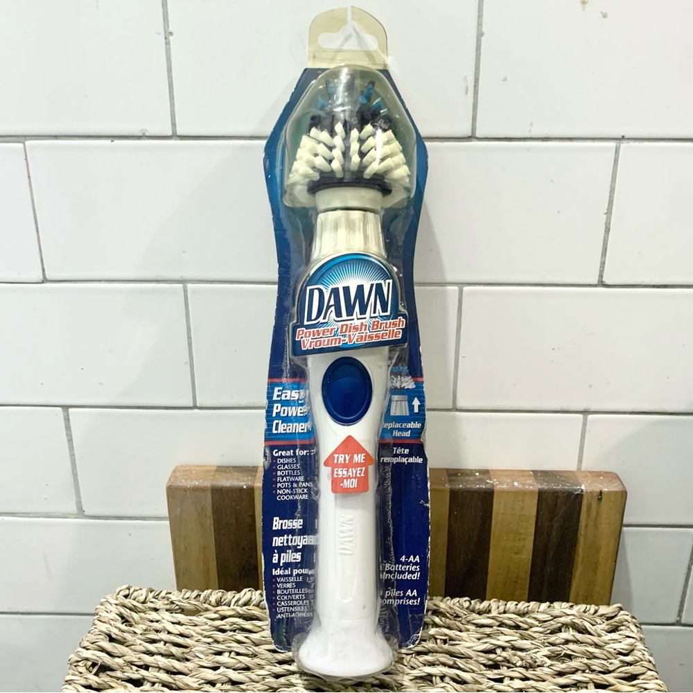 Dawn Power Dish Brush Battery Powered Vintage New Old Stock Unopened Rare